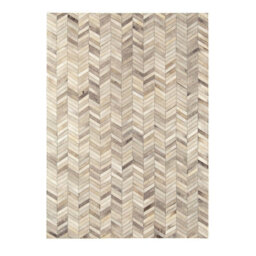 Natural Abstract Handmade Luxurious Modern Cowhide Rug For Living Room And Bedroom-120Cm X 170Cm - thumbnail 7