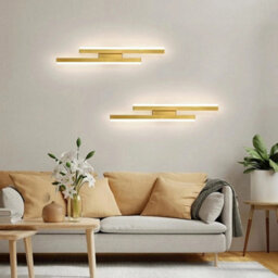 2/4 16W Led Wall Lamp Gold Modern Wall Light 3000/4500/6500K Hallway Living Room - thumbnail 4