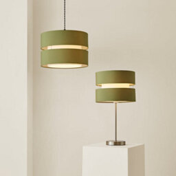 Valuelights Sophia Large Olive 2 Tier Ceiling Light Shade And Bulb (D)35Cm - thumbnail 7