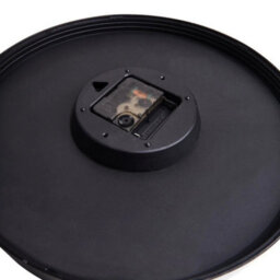 Black Wall Mounted Clock Night Light Silent Clock Digital Display Suitable For Offices - thumbnail 3