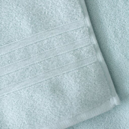 Catherine Lansfield Bathroom Zero Twist 500 Gsm Soft & Absorbent Cotton 6 Piece Towel Set Duck Egg Blue - thumbnail 2