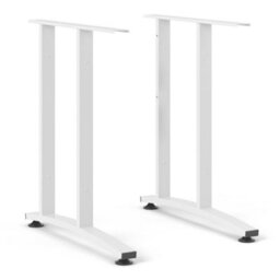 Wyld Haus Dris 120Cm White Office Desk Modern Wooden Design - thumbnail 7