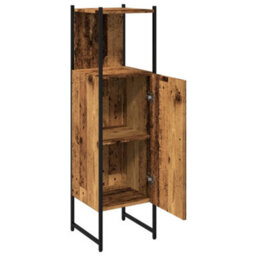 Walplus Bathroom Cabinet Old Wood 33X33X120.5 Cm Engineered Wood - thumbnail 7