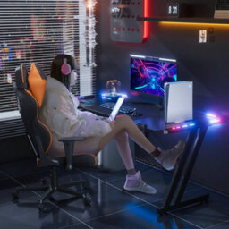 140X60Cm Led Gaming Desk Computer Table Workstations - thumbnail 1