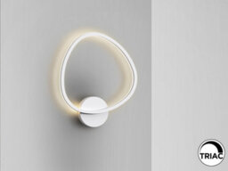 Luminosa Lighting Luminosa Opalis Integrated Led Wall Lamp White 3000K - Uk Stock - thumbnail 3