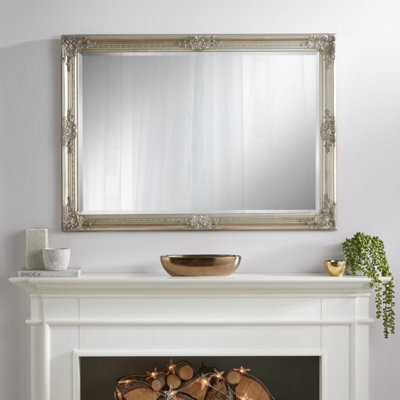 The Online Mirror Shop Wall Mirror Highbury Antique Rectangular Shape With Champagne Frame - H 104Cm X W 74Cm X D 3.5Cm For Hanging In Any Living Area - image 1