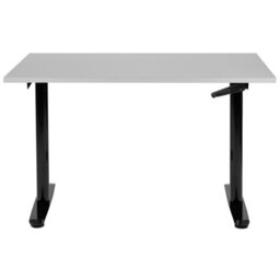Beliani Manual Adjustable Standing Desk Destinas Grey/ Black 120 Cm 72 Cm - thumbnail 5