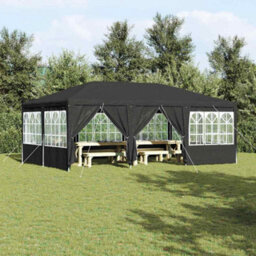 Walplus Party Tent Anthracite, White 600 X 400 X 266 Cm - thumbnail 1