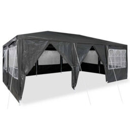 Walplus Party Tent Anthracite, White 600 X 400 X 266 Cm - thumbnail 3
