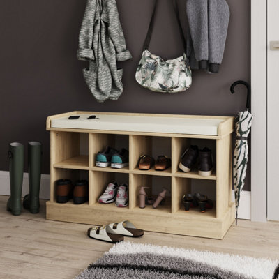 Gfw Kempton Open Shoe Bench Oak - image 1