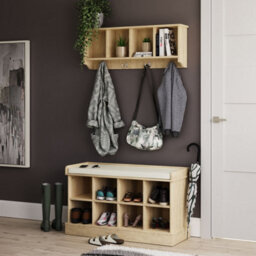 Gfw Kempton Open Shoe Bench Oak - thumbnail 2