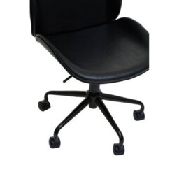 Orsina Comfortable Black Home Office Chair, Ergonomic Work From Office Chair, Movable Ergonomic Chair For Bedroom - thumbnail 9
