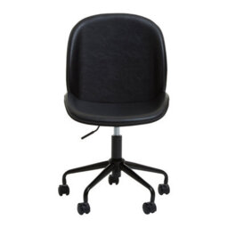 Orsina Comfortable Black Home Office Chair, Ergonomic Work From Office Chair, Movable Ergonomic Chair For Bedroom - thumbnail 2