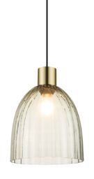 GoodHome Battle Green Brass Effect Round Lamp Shade (D)22Cm - thumbnail 2