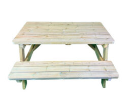 Mg Timber Products - Heavy Duty Wooden Picnic Table / Bench, 4Ft Pub Bench - thumbnail 5