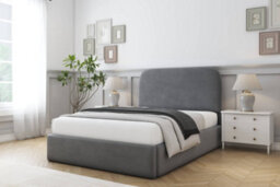 "Sloomy Belvoir Armour Coniston Bed Frame With Mattress With 45"" Upholstered Headboard 2'6 Small Single" - thumbnail 2
