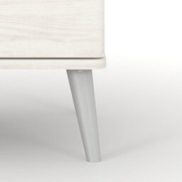 Core Products Augusta Curve Sideboard With 2 Doors, 3 Drawers, White H55.2Cm X W130.6Cm X D43.0Cm - thumbnail 6