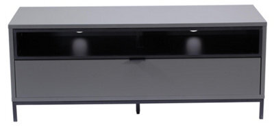 Alphason Dorel Home Chaplin Tv-Stand With 1 Flap Charcoal - image 1