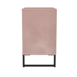 Beijing 3 Drawer Midi Chest Of Drawers In Kobe Pink (Ready Assembled) - thumbnail 3