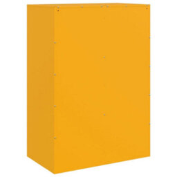 Berkfield Highboard Mustard Yellow 67X39X95 Cm Steel - thumbnail 9