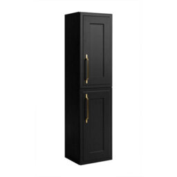 Heze Furniture Classic 3 Cabinet Bathroom Vanity Unit Set 140Cm With Tall Cabinet And Worktop - Black - thumbnail 5