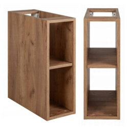 Heze Furniture Classic 3 Cabinet Bathroom Vanity Unit Set 140Cm With Tall Cabinet And Worktop - Black - thumbnail 6