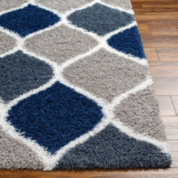 Livabliss Urban Shaggy-Modern Grey Charcoal Blue White Soft Plush Pile Living Bedroom Rug 200 X 290 Cm Easy Care, Non Shedding - thumbnail 5