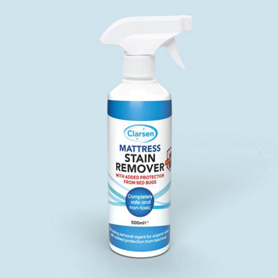 Clarsen Mattress Stain Remover With Dust Mite Inhibitor 500Ml - Dismiss Stains Whilst Protecting Against Bed Bugs, Use All Around The Home - image 1