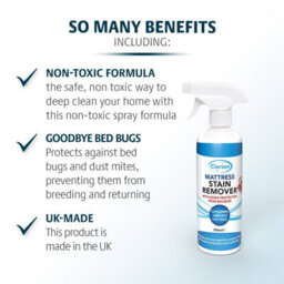 Clarsen Mattress Stain Remover With Dust Mite Inhibitor 500Ml - Dismiss Stains Whilst Protecting Against Bed Bugs, Use All Around The Home - thumbnail 3