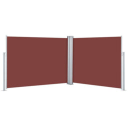 Walplus Retractable Side Awning Garden Sun Shade Canopy Gazebo For Back Door, Porch, Patio Brown 140X1000 Cm - thumbnail 2