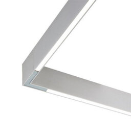 Luminosa Lighting Luminosa Kingsley Integrated Led Linear Baton Pendant Bar Silver Anodised, Frosted Ip40 - thumbnail 4