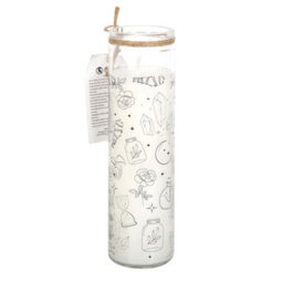 Mystical White Sage Tube Candle For Cleansing & Energy Wardoff - thumbnail 2