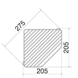 Euroshowers Stainless Steel Chrome Plated Triple Corner Basket - thumbnail 2