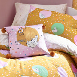 Peter Rabbit™ Dotty Double Duvet Cover Set, Polyester, Cotton, Ochre - thumbnail 5