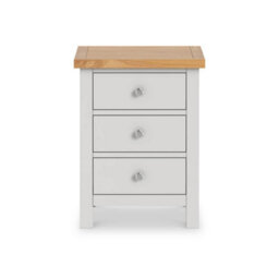 Farro Xl Grey Bedside Table Fully Assembled - By Roseland Furniture - thumbnail 3