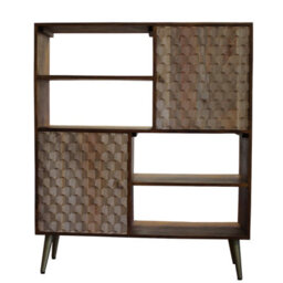 Cnc Retro Display Unit With Shelves And Cupboards - thumbnail 6