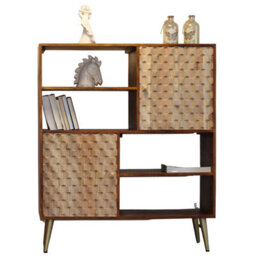 Cnc Retro Display Unit With Shelves And Cupboards - thumbnail 8