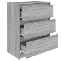 Vidaxl Sideboard Grey Sonoma 60X35X76 Cm Engineered Wood - thumbnail 5
