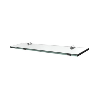 Emke Wall Mounted Glass Shelf, Glass Floating Storage Shelf, 430X92X8mm - image 1