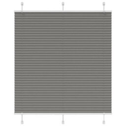 Berkfield Pleated Blind Anthracite 120X100 Cm Fabric Width 119.4 Cm Polyester - thumbnail 2