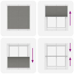 Berkfield Pleated Blind Anthracite 120X100 Cm Fabric Width 119.4 Cm Polyester - thumbnail 7