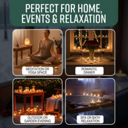 Globrite 50 Pack Unscented Tea Lights - 8 Hour Burn Tealight Candles - Long Burning Tea Lights - thumbnail 6