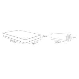 Jay-Be Natural Bamboo Pocket Sprung Single Mattress - thumbnail 9