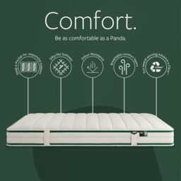 Jay-Be Natural Bamboo Pocket Sprung Single Mattress - thumbnail 2