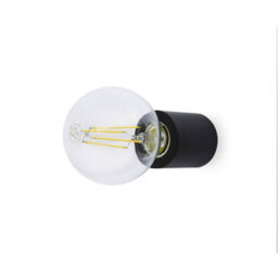 Luminosa Lighting Luminosa Ten 1 Light Indoor Candle Wall / Ceiling Light Black, E27 - thumbnail 1