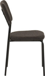 Seconique Sheldon Chairs Set Of 4 In Grey Boucle Fabric - thumbnail 4