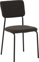 Seconique Sheldon Chairs Set Of 4 In Grey Boucle Fabric - thumbnail 5