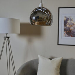 Valuelights Retro Chrome Arco Style Dome Ceiling Light Shade (D)20Cm - thumbnail 7