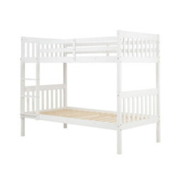 Suzie White Solid Pine Wooden Bunk Bed Frame - 3Ft Single - thumbnail 8