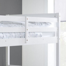 Suzie White Solid Pine Wooden Bunk Bed Frame - 3Ft Single - thumbnail 5